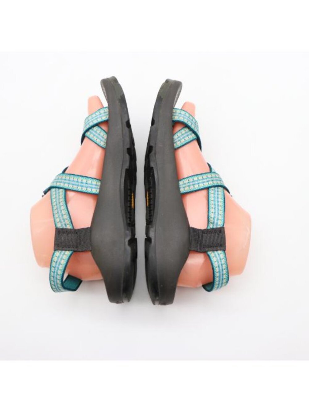 Chaco Z/2 Strap Sandals Women's Size 9 Blue White Sandals Adjustable Straps - Picture 6 of 9